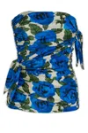 Philosophy Di Lorenzo Serafini Bustier Top Philosophy Flower Bloom In Lycra In 1003