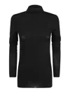 Philosophy Di Lorenzo Serafini Two-tone Ribbed Stretch Sweater In Dark Blue In Black