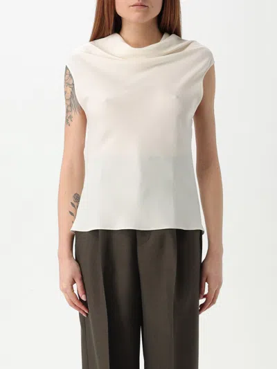 PHILOSOPHY DI LORENZO SERAFINI TOP PHILOSOPHY DI LORENZO SERAFINI WOMAN COLOR IVORY,G63102044