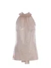 Philosophy Di Lorenzo Serafini Top Philosophy Made Of Rhinestone Mesh In Pink