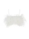 Philosophy Di Lorenzo Serafini White Top With  All-over Detachable Feathers In White