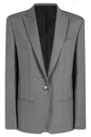 Philosophy Di Lorenzo Serafini Single-breasted Blazer In Grigio