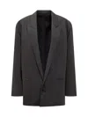 Philosophy Di Lorenzo Serafini Tropical Wool Oversize Blazer In Grigio