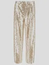 Philosophy Di Lorenzo Serafini Pantalone In Paillettes Champagne In Beige