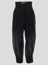 Philosophy Di Lorenzo Serafini High-waisted Trousers In Black