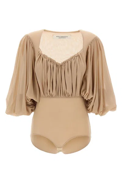 PHILOSOPHY DI LORENZO SERAFINI PHILOSOPHY DI LORENZO SERAFINI TULLE BODY