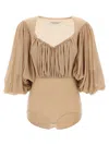 Philosophy Di Lorenzo Serafini Tulle Body In Beige