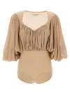 Philosophy Di Lorenzo Serafini Tulle Body In Beige