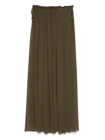 Philosophy Di Lorenzo Serafini Tulle Maxi Skirt In Green