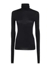 Philosophy Di Lorenzo Serafini Turtle Neck Light Jersey Sweater In Black