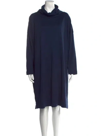 Pre-owned Philosophy Di Lorenzo Serafini Turtleneck Mini Dress In White