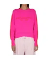 Philosophy Di Lorenzo Serafini Jersey With Logo Embroidery In Pink