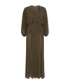 Philosophy Di Lorenzo Serafini V Neck Maxi Dress In Green