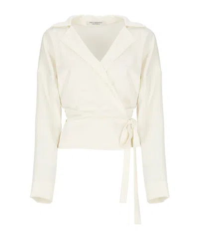 Philosophy Di Lorenzo Serafini Lapel Shirt In White