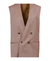 Philosophy Di Lorenzo Serafini V-neck Vest In Brown