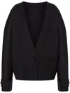 Philosophy Di Lorenzo Serafini Wool Cashmere Knit Jacket In Grey