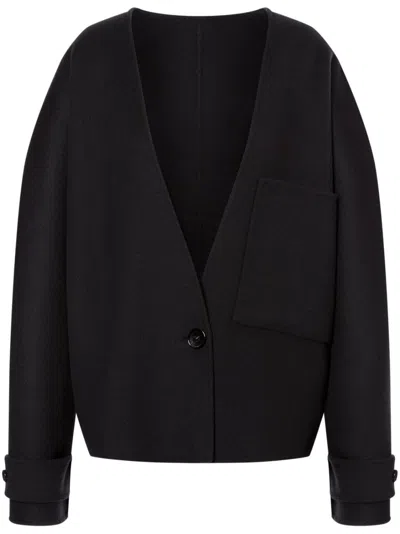 Philosophy Di Lorenzo Serafini Wool Cashmere Knit Jacket In Grey