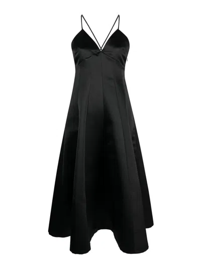 Philosophy Di Lorenzo Serafini Long Dress In Black