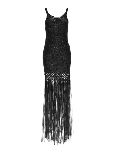 PHILOSOPHY DI LORENZO SERAFINI VESTIDO MIDI - NEGRO