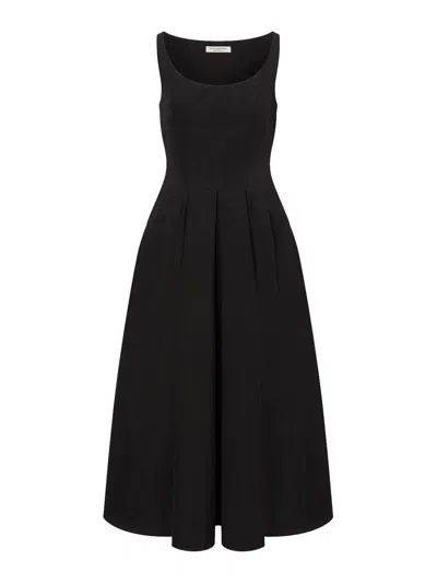 PHILOSOPHY DI LORENZO SERAFINI VESTIDO MIDI - NEGRO