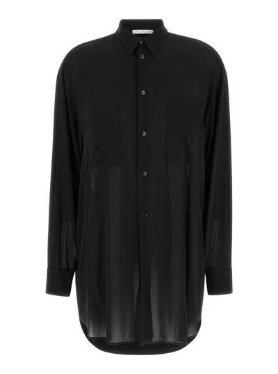 Philosophy Di Lorenzo Serafini Viscose Oversize Shirt In Black