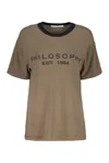 Philosophy Di Lorenzo Serafini Viscose T-shirt In Gray
