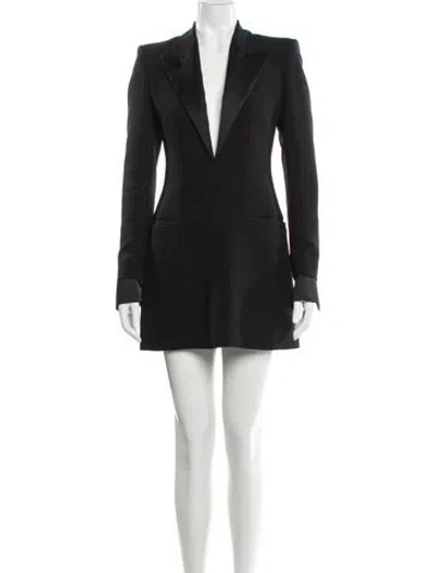 Pre-owned Philosophy Di Lorenzo Serafini V-neck Mini Dress In Gray