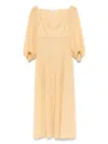 Philosophy Di Lorenzo Serafini Voile Maxi Dress In Neutrals