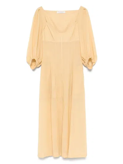 Philosophy Di Lorenzo Serafini Voile Maxi Dress In Neutrals