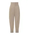 Philosophy Di Lorenzo Serafini Voile Stitched Carrot Pants In Brown