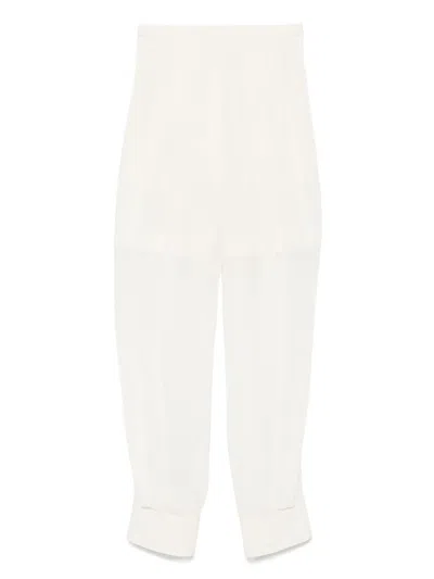 PHILOSOPHY DI LORENZO SERAFINI VOILE TAPERED TROUSERS