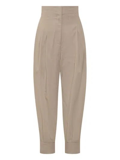 Philosophy Di Lorenzo Serafini Voile Trousers In Beige