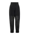 Philosophy Di Lorenzo Serafini Voile Voile Carrot Pants With Stitching In Black