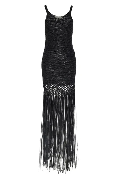 PHILOSOPHY DI LORENZO SERAFINI PHILOSOPHY DI LORENZO SERAFINI WEAVED DRESS