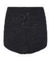 Philosophy Di Lorenzo Serafini Webbing Miniskirt In Black