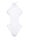 Philosophy Di Lorenzo Serafini Einteiliger Badeanzug Mit Rosenapplikation In White