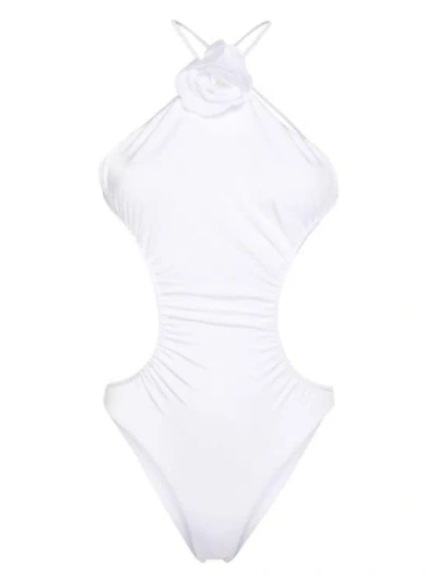 Philosophy Di Lorenzo Serafini White Stretch-design Swimsuit