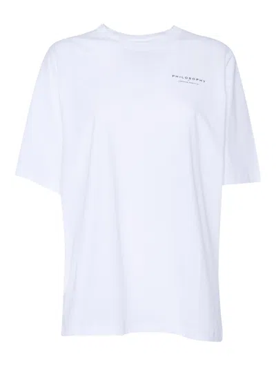 Philosophy Di Lorenzo Serafini White T-shirt With Logo