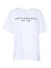 Philosophy Di Lorenzo Serafini T-shirt Woman Philosophy - T-shirt - White In White