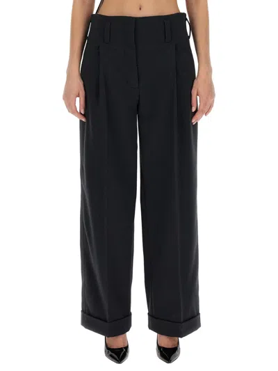 Philosophy Di Lorenzo Serafini Wide Leg Pants In Black