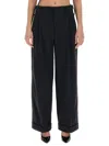Philosophy Di Lorenzo Serafini Wide Leg Pants Size 40 For Women In Grey