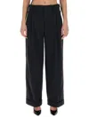 Philosophy Di Lorenzo Serafini Wide Leg Pants Size 40 For Women In Grey