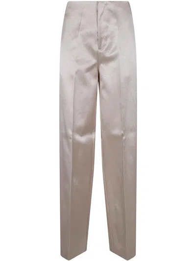 Philosophy Di Lorenzo Serafini Wide Leg Trousers In Blanco