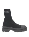 Philosophy Di Lorenzo Serafini Woman Ankle Boots Black Size 7 Textile Fibers, Soft Leather In Black
