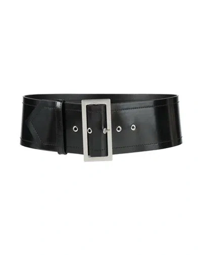Philosophy Di Lorenzo Serafini Woman Belt Black Size 8 Leather