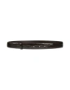 Philosophy Di Lorenzo Serafini Woman Belt Dark Brown Size 8 Leather