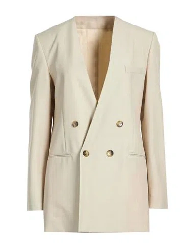 Philosophy Di Lorenzo Serafini Woman Blazer Beige Size 6 Polyester, Wool In Neutral