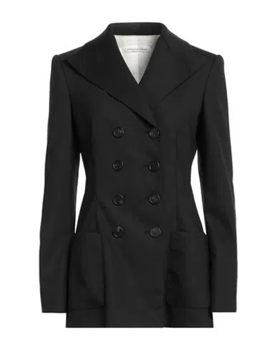 Philosophy Di Lorenzo Serafini Woman Blazer Black Size 4 Wool, Elastane