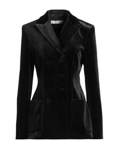 Philosophy Di Lorenzo Serafini Woman Blazer Black Size 6 Polyester, Elastane, Viscose, Cotton