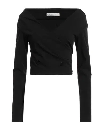 Philosophy Di Lorenzo Serafini Woman Blazer Black Size 8 Cotton, Elastane